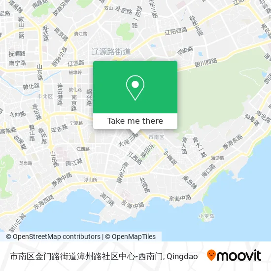 市南区金门路街道漳州路社区中心-西南门 map