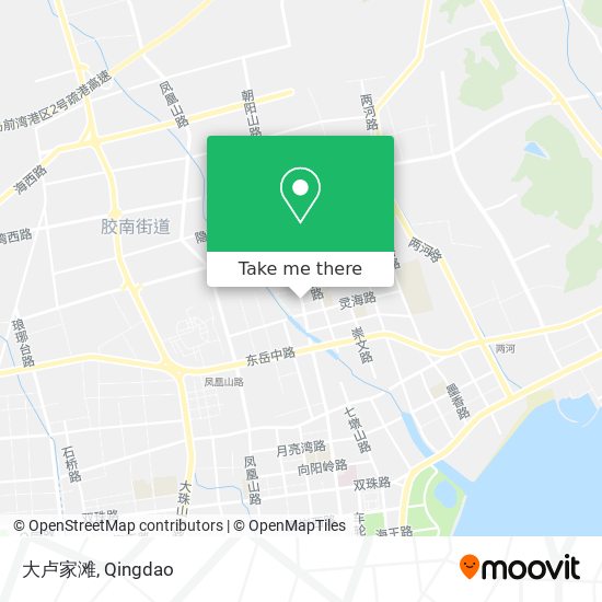 大卢家滩 map