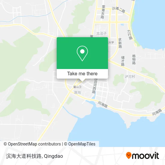 滨海大道科技路 map