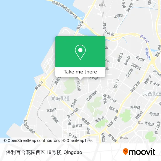 保利百合花园西区18号楼 map