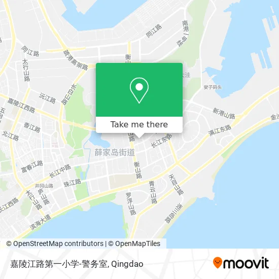 嘉陵江路第一小学-警务室 map