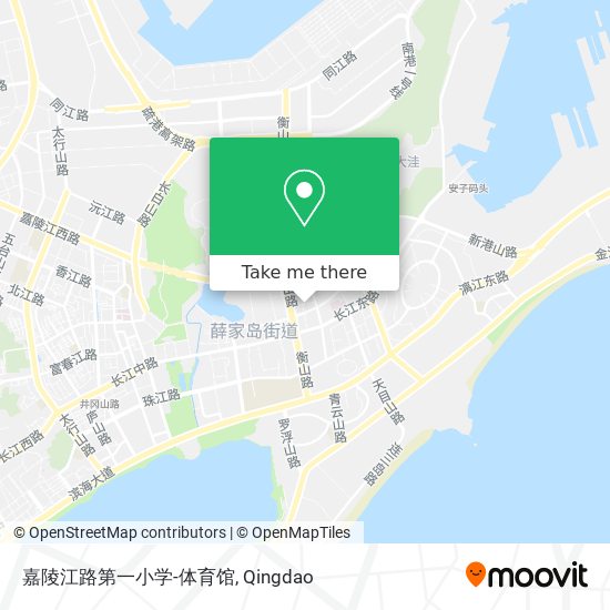 嘉陵江路第一小学-体育馆 map