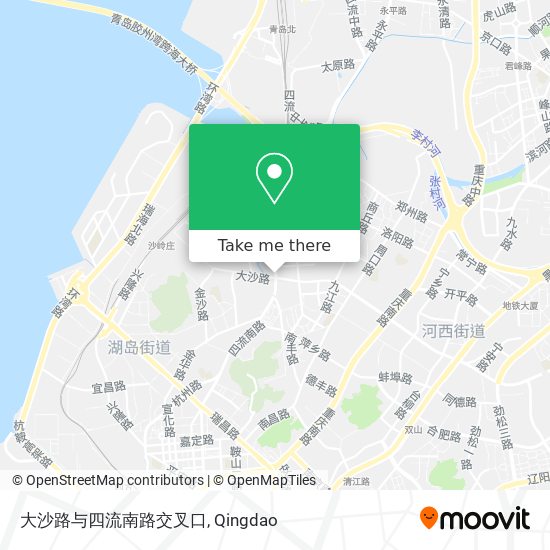 大沙路与四流南路交叉口 map