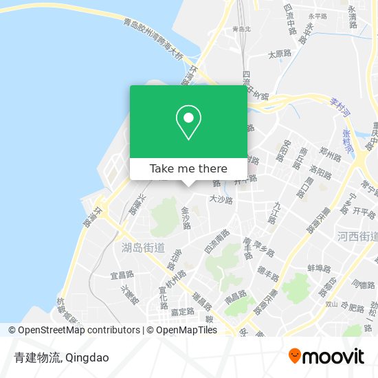 青建物流 map