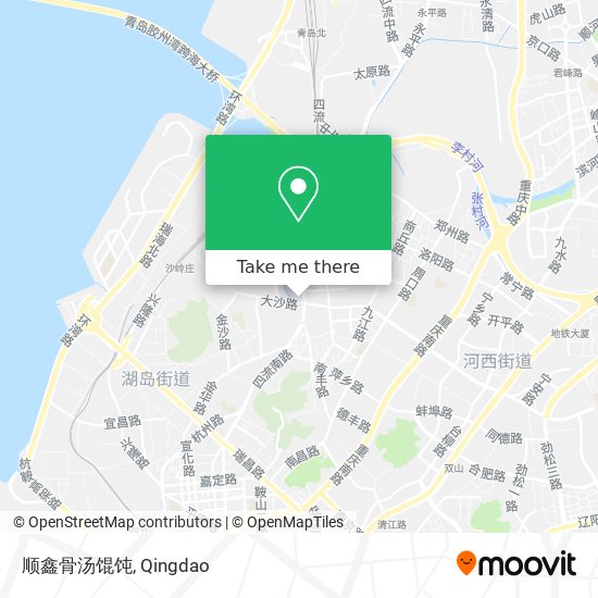 顺鑫骨汤馄饨 map