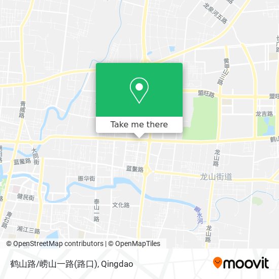 鹤山路/崂山一路(路口) map