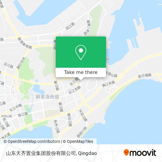 山东天齐置业集团股份有限公司 map