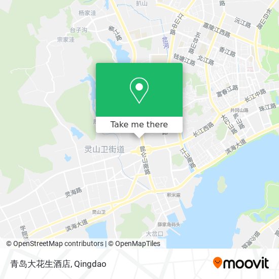 青岛大花生酒店 map