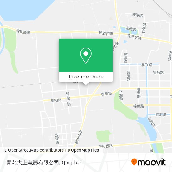 青岛大上电器有限公司 map