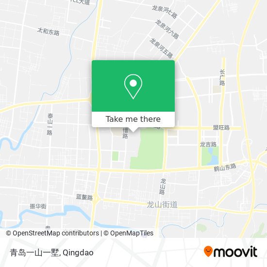 青岛一山一墅 map