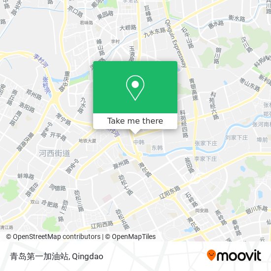 青岛第一加油站 map