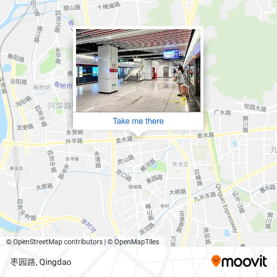 枣园路 map