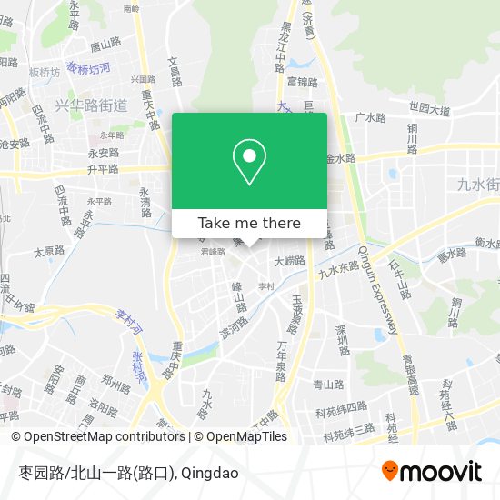 枣园路/北山一路(路口) map