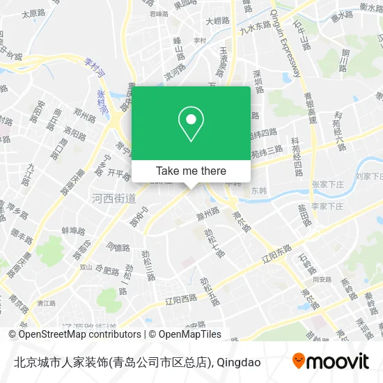 北京城市人家装饰(青岛公司市区总店) map