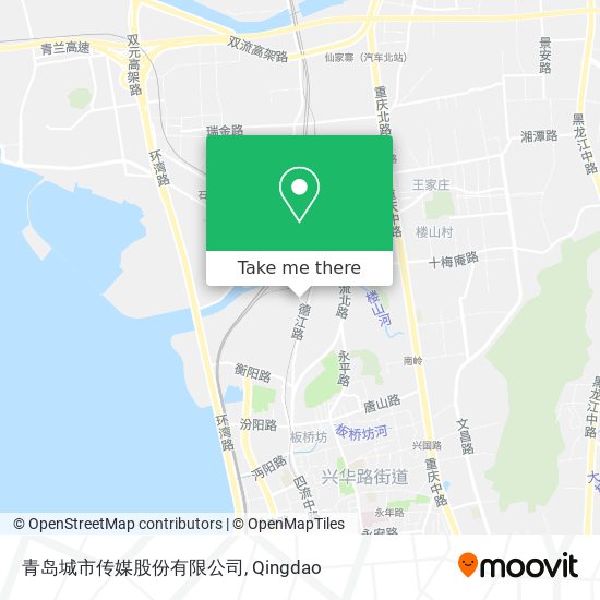 青岛城市传媒股份有限公司 map