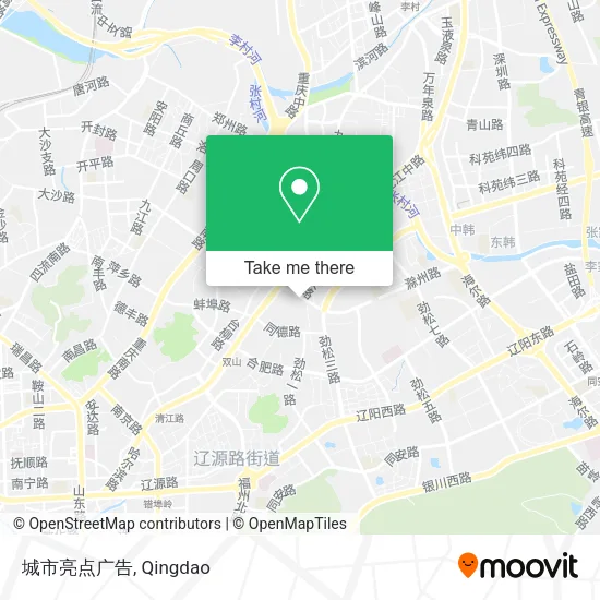城市亮点广告 map