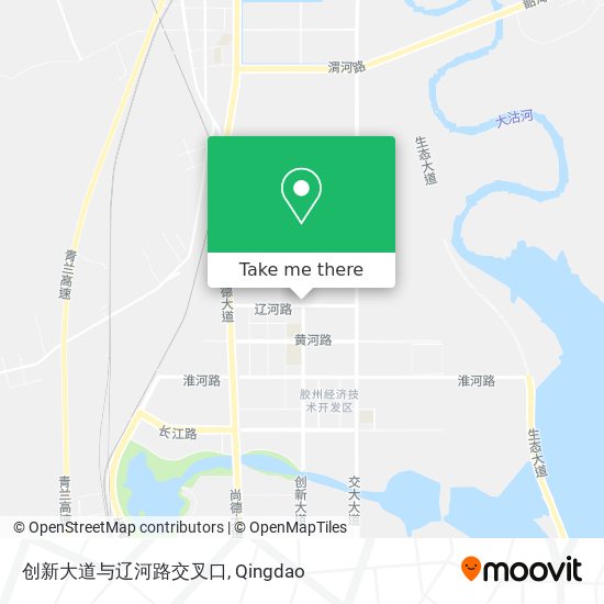 创新大道与辽河路交叉口 map