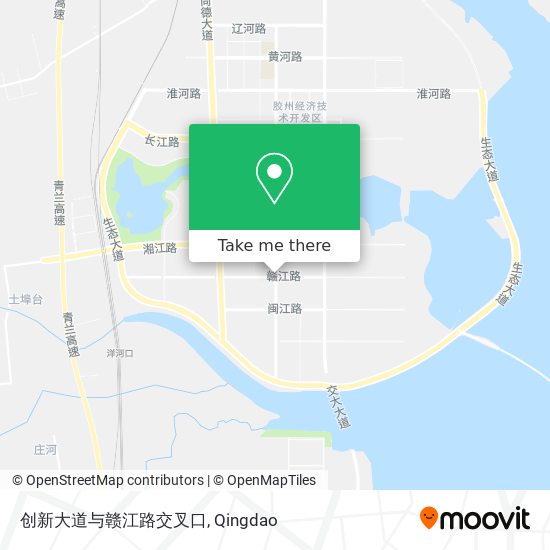 创新大道与赣江路交叉口 map