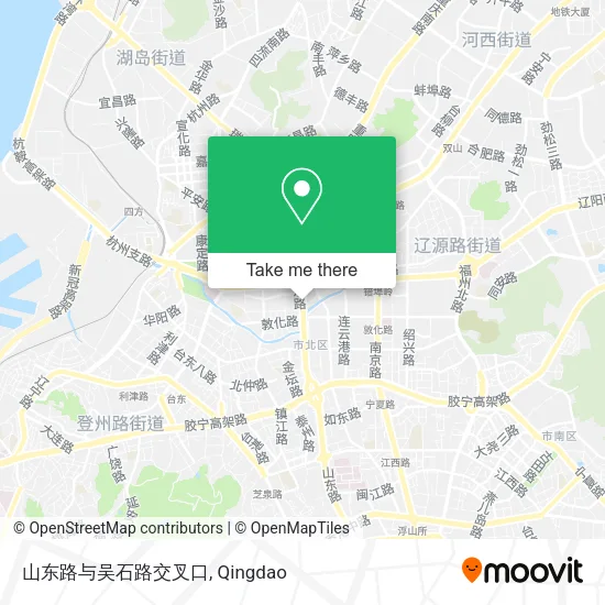 山东路与吴石路交叉口 map