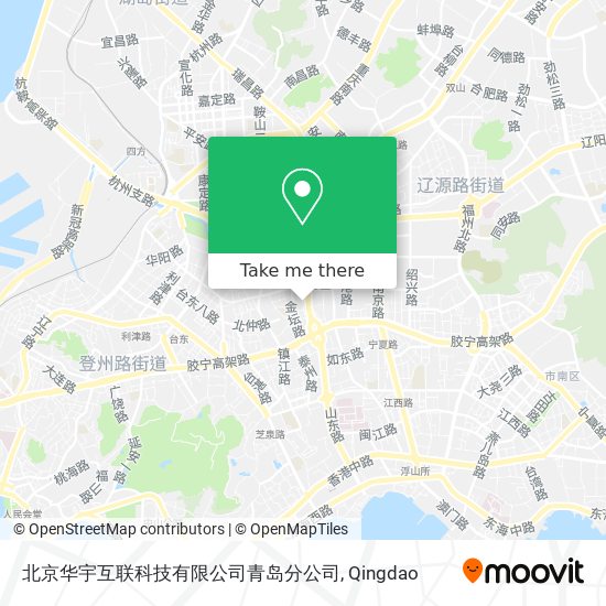 北京华宇互联科技有限公司青岛分公司 map