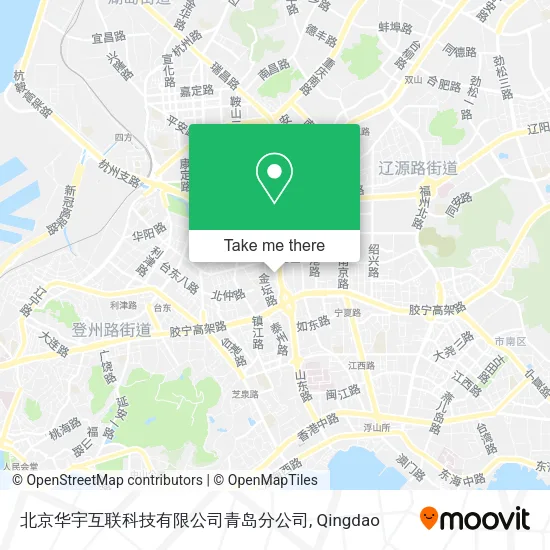 北京华宇互联科技有限公司青岛分公司 map