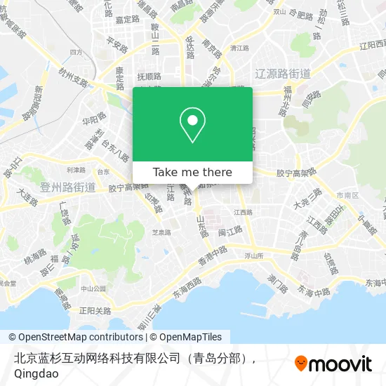 北京蓝杉互动网络科技有限公司（青岛分部） map