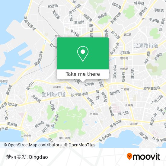 梦丽美发 map