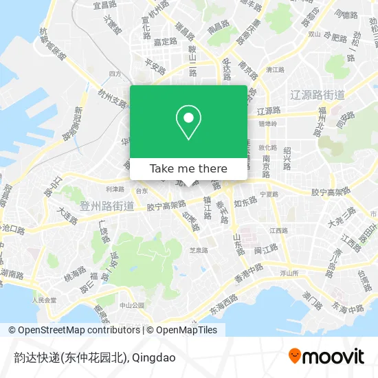 韵达快递(东仲花园北) map