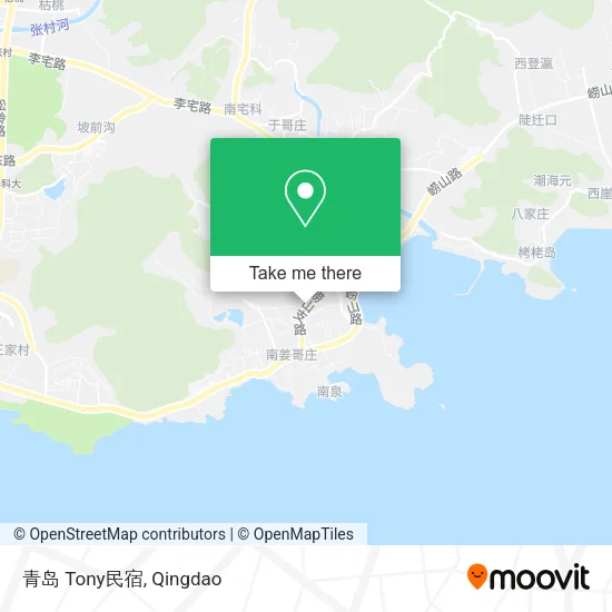 青岛 Tony民宿 map
