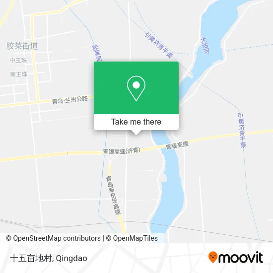 十五亩地村 map