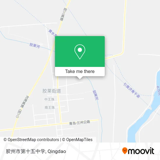 胶州市第十五中学 map