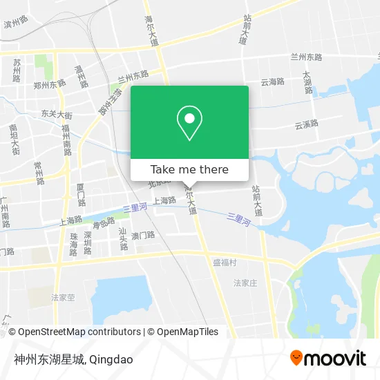 神州东湖星城 map