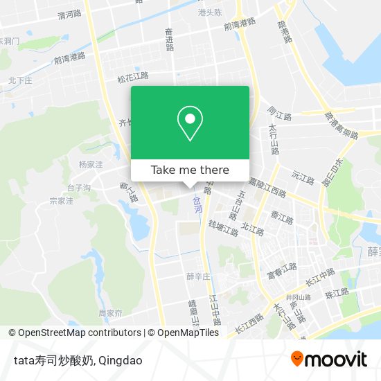 tata寿司炒酸奶 map