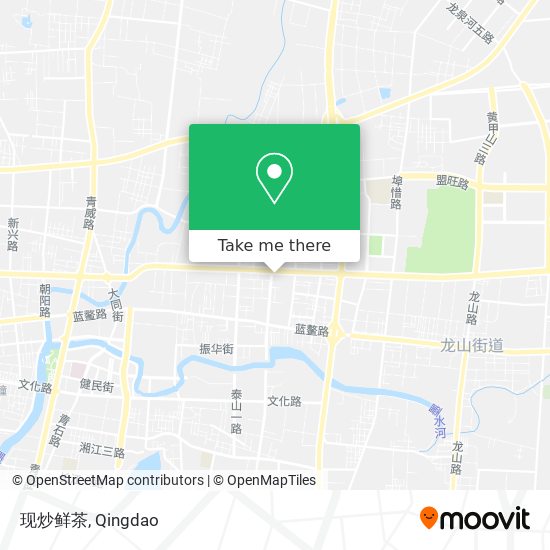 现炒鲜茶 map