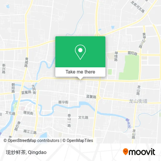 现炒鲜茶 map