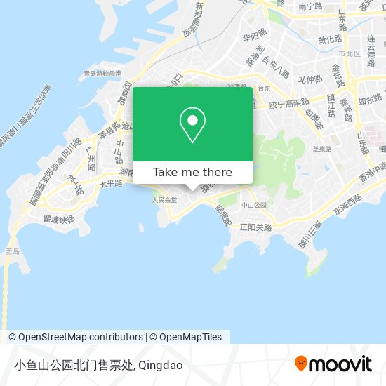 小鱼山公园北门售票处 map