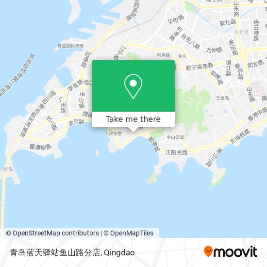 青岛蓝天驿站鱼山路分店 map