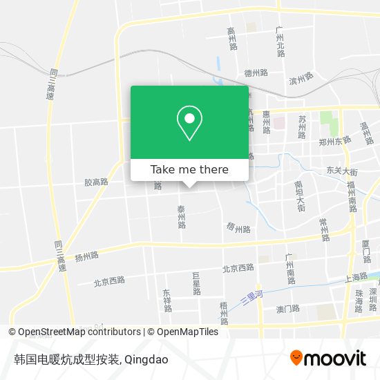 韩国电暖炕成型按装 map