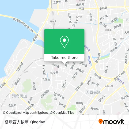 桥康盲人按摩 map