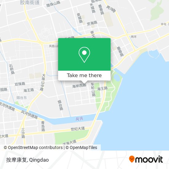 按摩康复 map