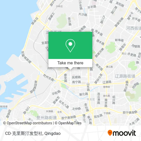 CD·克里斯汀发型社 map