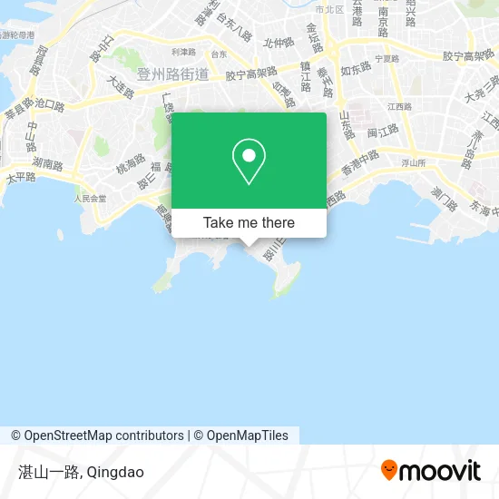 湛山一路 map