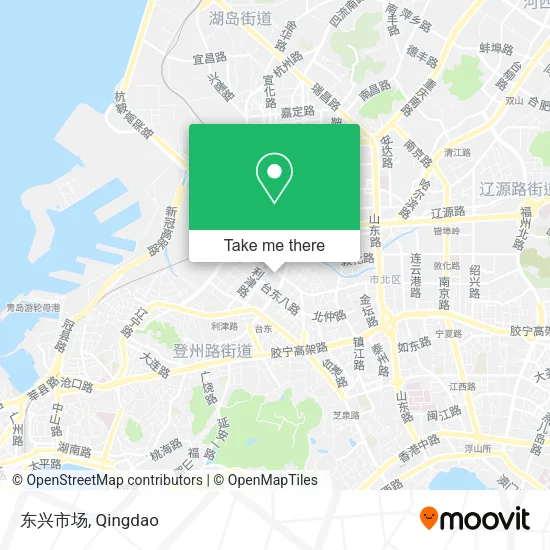 东兴市场 map