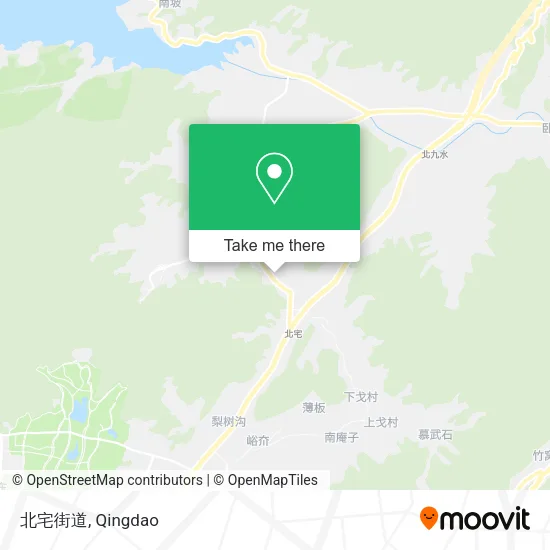 北宅街道 map