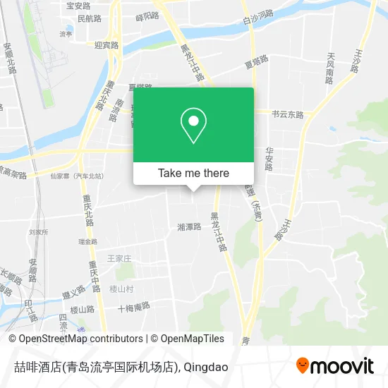 喆啡酒店(青岛流亭国际机场店) map