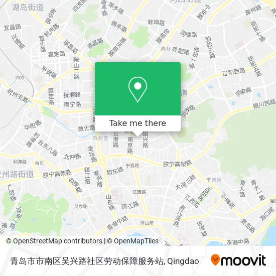 青岛市市南区吴兴路社区劳动保障服务站 map