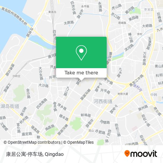 康居公寓-停车场 map