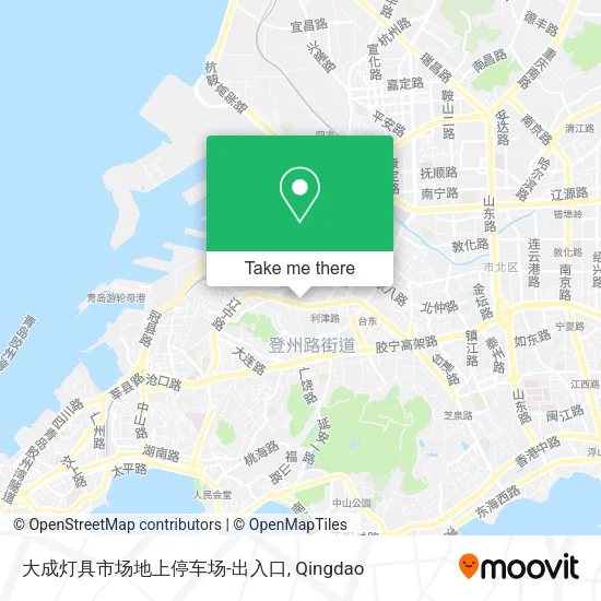 大成灯具市场地上停车场-出入口 map