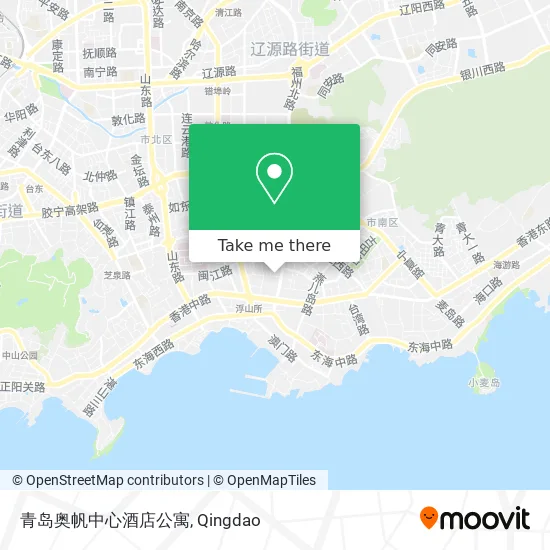 青岛奥帆中心酒店公寓 map