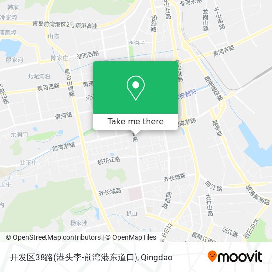 开发区38路(港头李-前湾港东道口) map